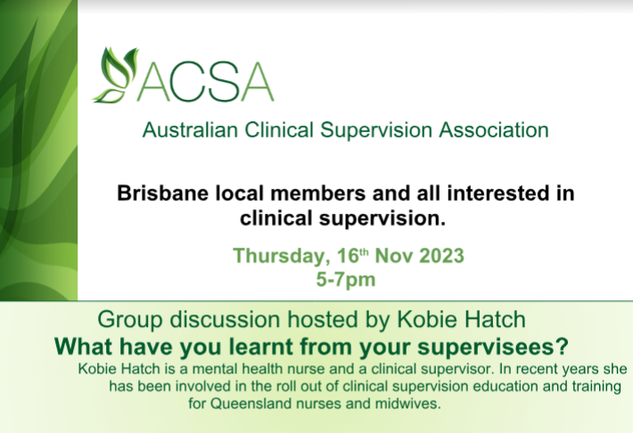 Australian Clinical Supervision Association